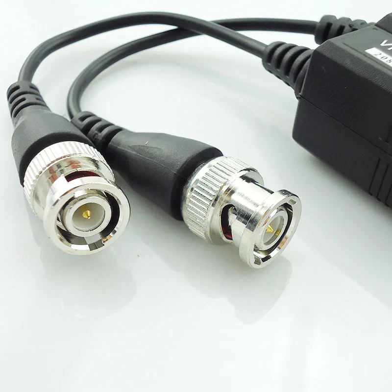 1 пара видео балун разъем витой видео приемопередатчик UTP Bnc балун 2000Ft с Bnc кабель для видеонаблюдения аудио камера K13