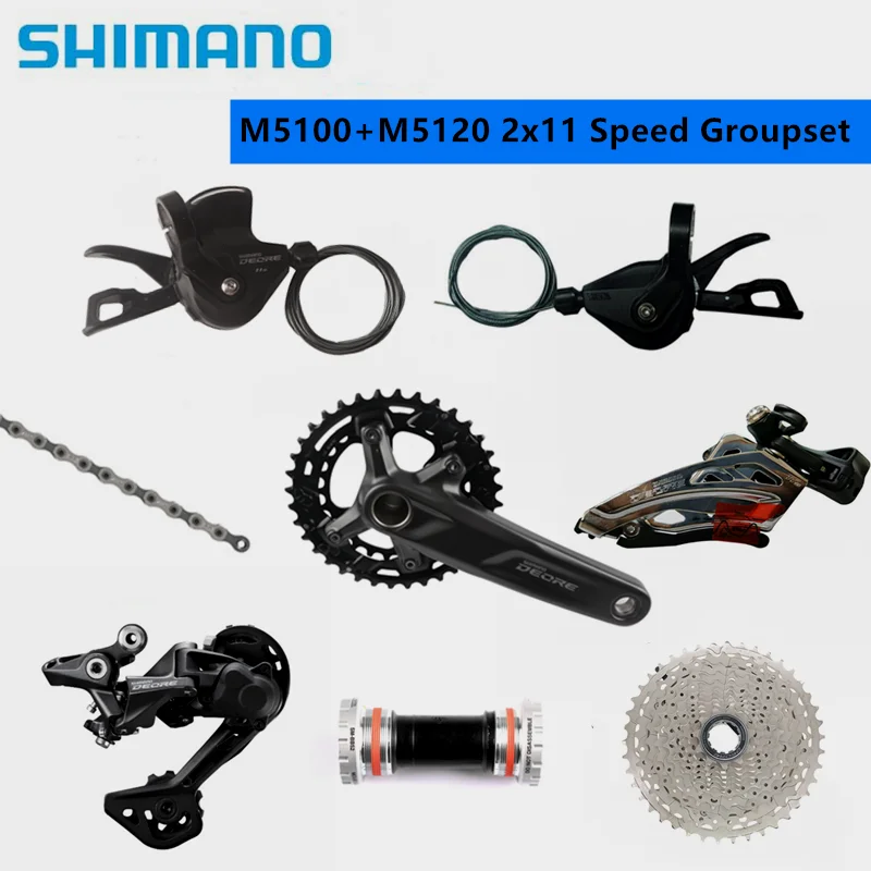 Shimano Deore M5100 + M5120 170/175 36 
