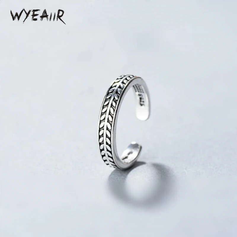 WYEAIIR темпераментные ретро тайские серебряные оливковые листья креативные 925