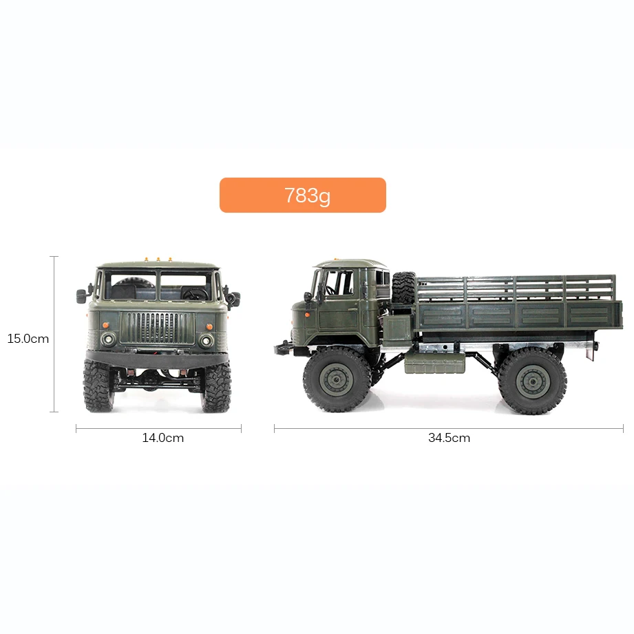 Модель внедорожника WPL B 24 RC 1/16 2 4G 4WD с пультом дистанционного