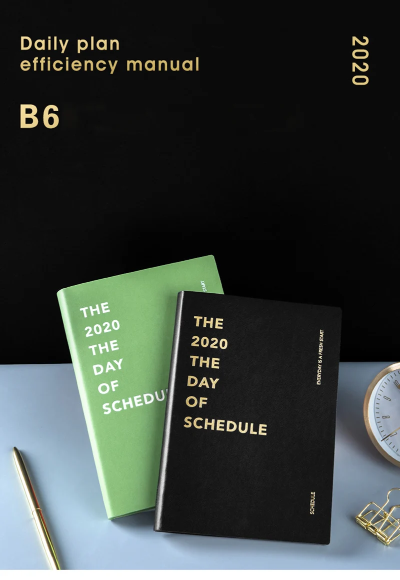 Agenda планировщик Escolar дневник B6 блокнот дневник ежемесячный недельный сетка Блокнот Книга Школа Путешествия расписание руководство D40