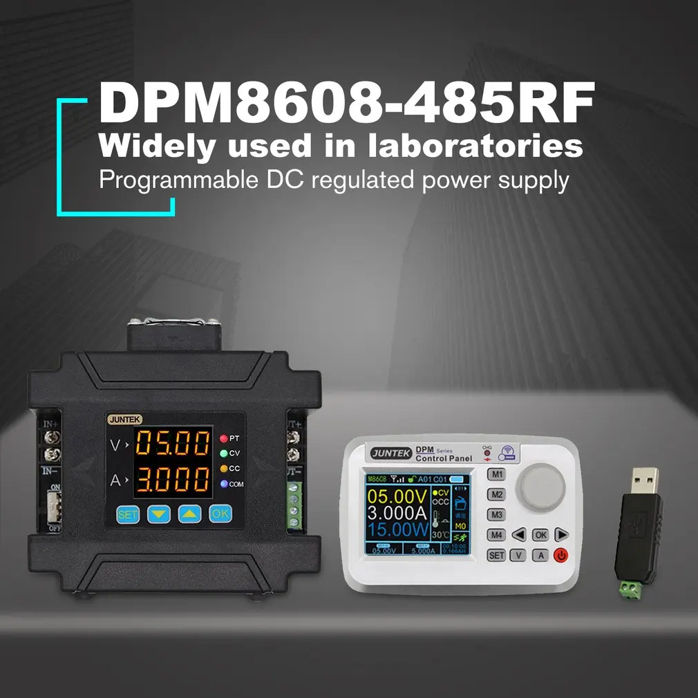DPM8608-485RF источник питания линии связи понижающее напряжение дистанционного цифрового управления постоянного напряжения тока dc-dc понижающий 60 в 8А