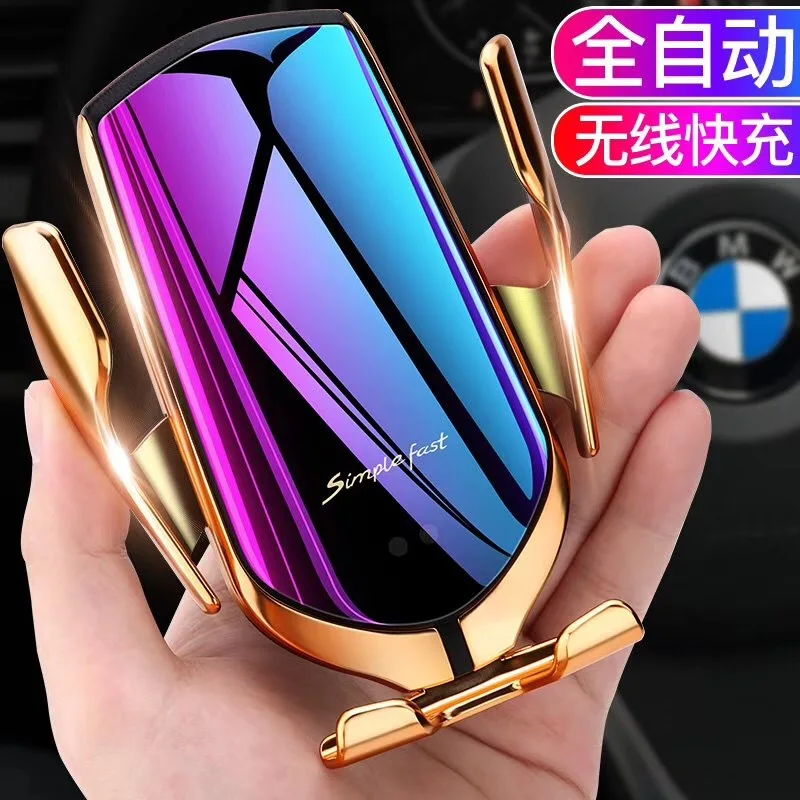 

10W Car Wireless Charger Automatic Clamping For iPhone Xs for Samsung Infrared Induction Qi Wireless Charger Car Phone Holder