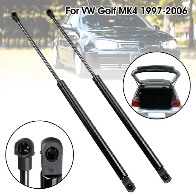 US $13.50 1Pair Rear Trunk Tail Lift Supports Gas Strut Rod Arm Shocks Strut Bars Damper For VW Golf MK4 1997