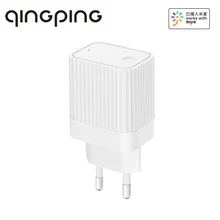 Qingping bluetooth wifi gateway bluetooth sub-dispositivo de ligação inteligente dispositivo doméstico compatível com mijia app (versão do adaptador da ue)