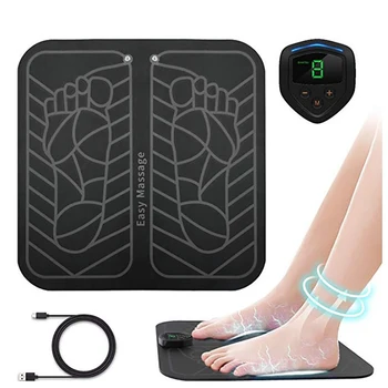 

Electric Muscle Stimulator Foot Massage Device Gym Equipment Leg Press Vibrating Massager Feet EMS Training Workout Equipments