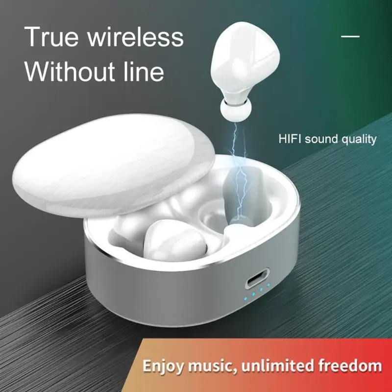 VODOOL T50 TWS Mini Bluetooth наушники стерео HiFi Touch Bluetooth 5,0 беспроводная гарнитура для занятий спортом шумоподавление наушники с микрофоном