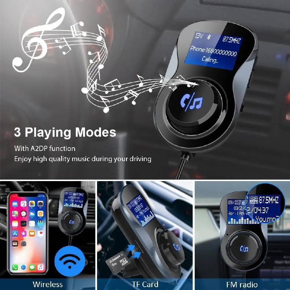 Dragonpad беспроводной автомобильный Bluetooth fm-передатчик Mp3 радио адаптер автомобильный комплект USB зарядное устройство