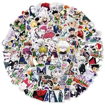 

100 Pcs/lot HUNTER X HUNTER Anime Stickers Waterproof PVC Decal For Car Laptop Suitcase Skateboard Motorcycle For KIDS