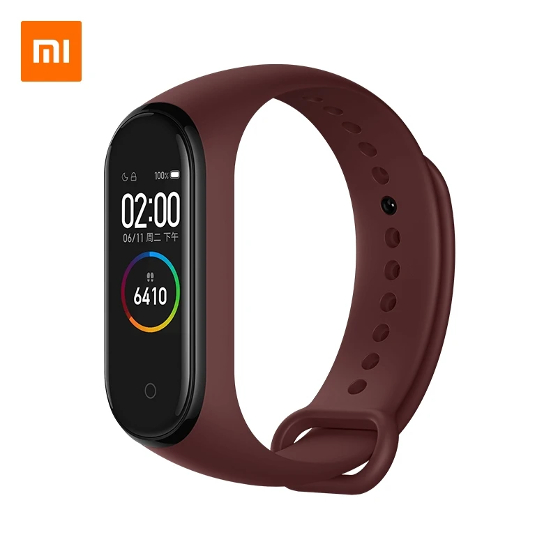 Оригинальный Смарт-браслет Xiaomi Mi Band 4 Bluetooth 5 0 датчик сердечного ритма цветной