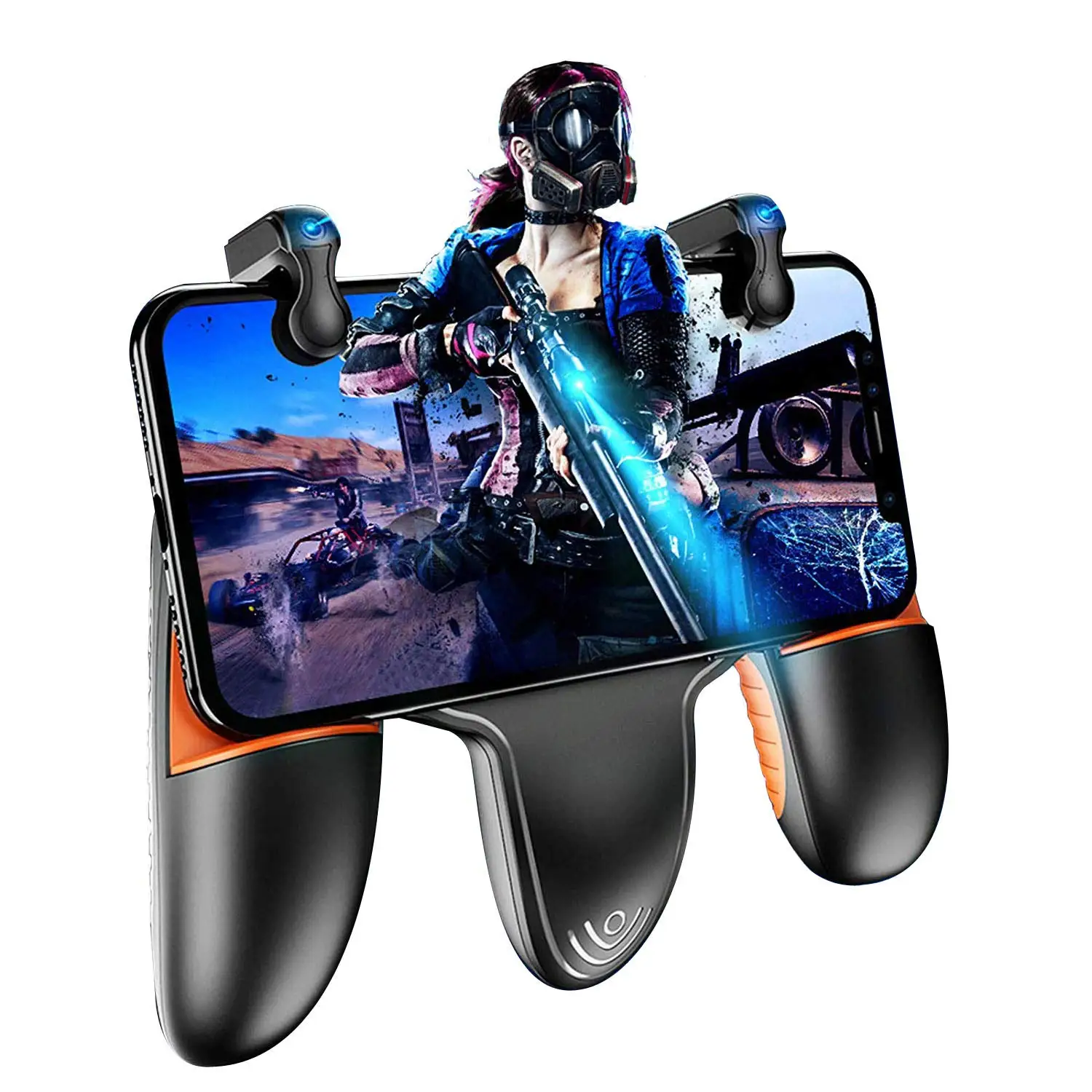 Pulse PUBG Game Controller Gamepad Trigger Shooting Free Fire Cooler Cooling Fan Joystick For IOS Android Mobile Phone | Электроника