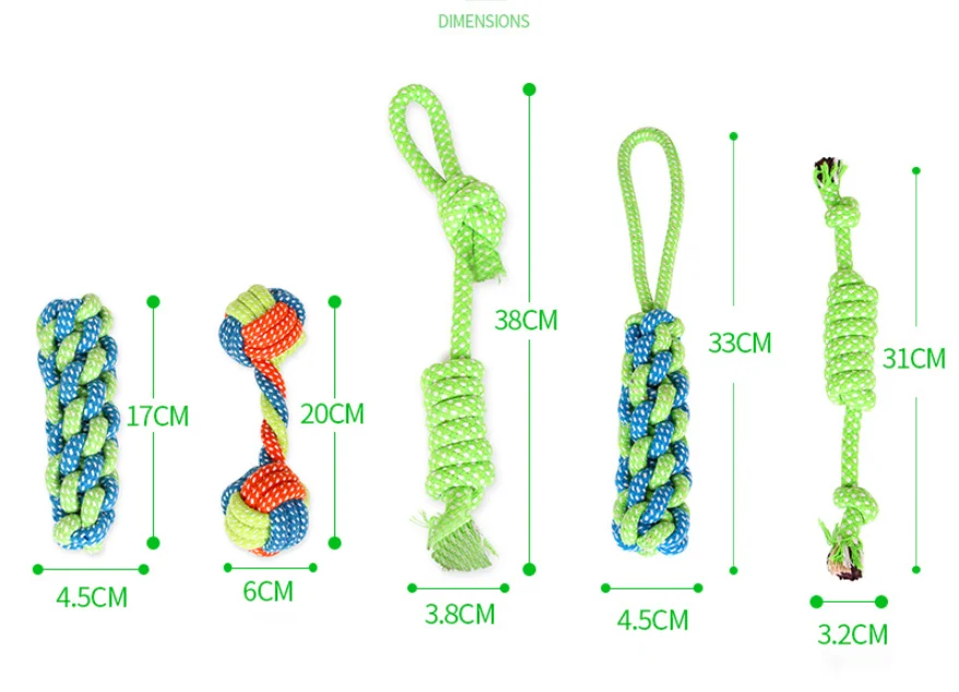 Игрушки для собак товары для собак мячик для собаки игрушка для собаки жевательные игрушки для щенков очищающие зубы на открытом воздухе забавная игра, хлопок, зеленая веревка, мяч, игрушка для большой маленькой собаки
