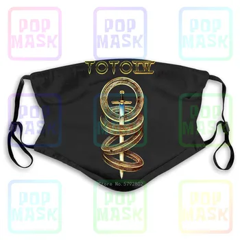 

Dust Mask with Filter New Popular Toto Iv Classic Rock Band Washable Reusable Mask