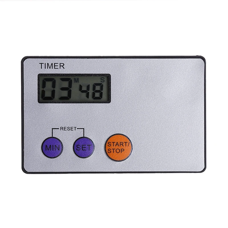 

Timer Pocket Kitchen Cooking Countdown Rest Sports Credit Card Size Study