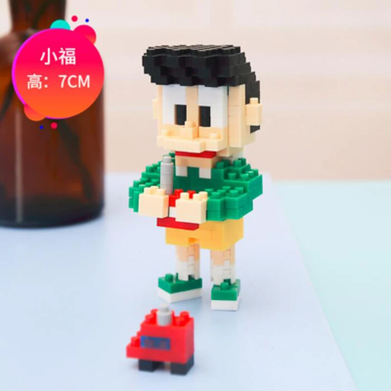 BOYU 7003 Аниме Doraemon Honekawa Suneo мальчик 3D модель 200 шт. DIY Мини Алмазные блоки кирпичи