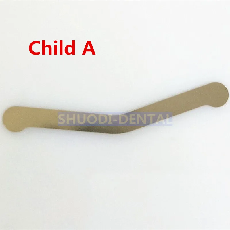 20 pcs Child A 10 шт./упак. Стоматологический Продукт материалы стоматологические матрицы группы и удобство в использовании композитов Нержавеющая сталь матрицы полосы отбеливание зубов инструмент - Цвет: 20 pcs Child A