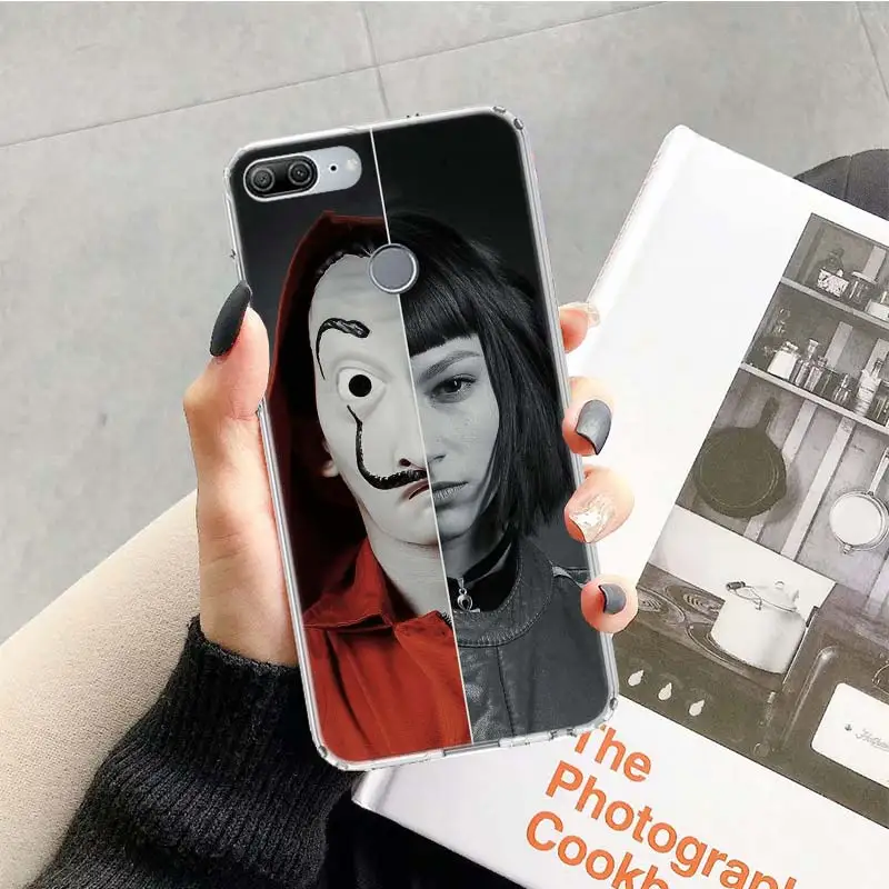 La Casa de papel чехол для huawei Honor 9 10 20 Lite рro 9X 8X 8A 8C фотоаппаратов моментальной печати 7S 7A 7C Y5 Y6 Y7 Y9 мягкий чехол для мобильного телефона чехол Coque