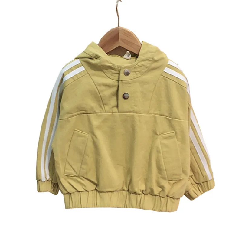 

baby & kids girls long sleeve hooded cotton casual striped jacket & coat children girl fall winter fashion bomber outwear