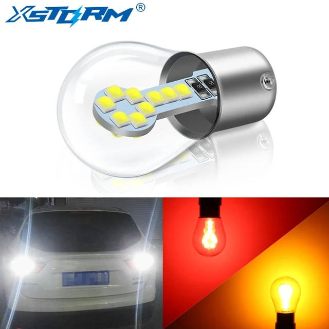 2pcs Car Led P21W 1156 BA15S 1157 BAY15D P21/5W Turn Signal Lights Bulbs  R5W R10W Auto Reverse Lamp 12V 6000K White Red Yellow - AliExpress