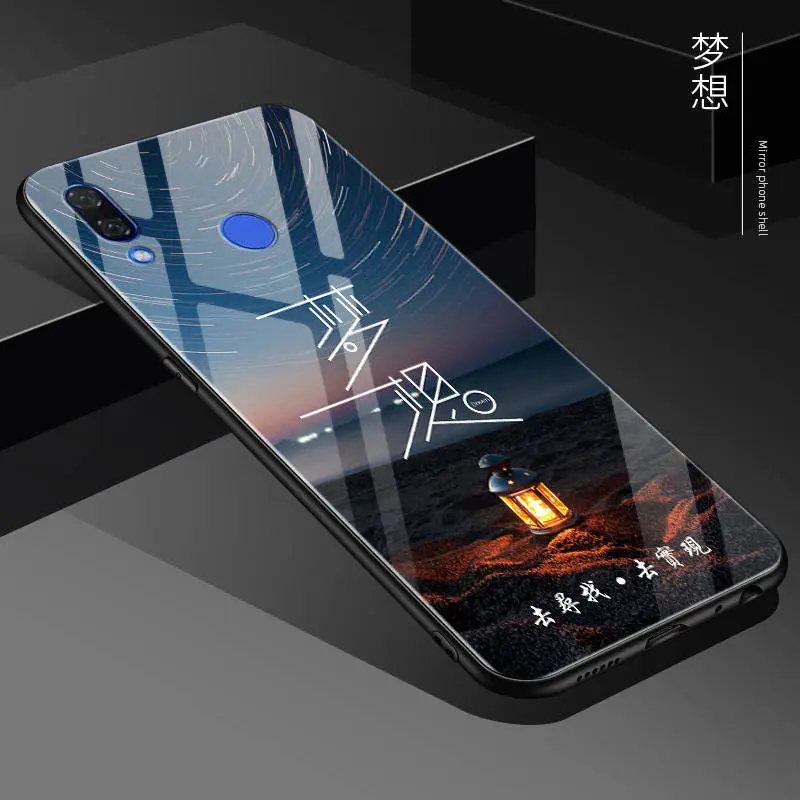 H Howanni, цветной чехол из закаленного стекла для Meizu Note 9, чехол, 6,2 дюймов, задняя крышка для Meizu Note 9, чехол, оболочка, сумка для телефона, Капа - Цвет: H