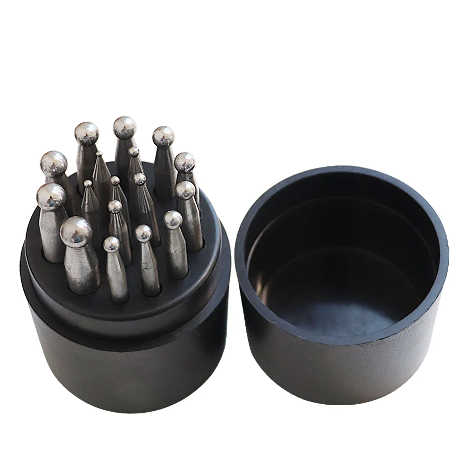 Nest Bead Making High Hardness Round / Punch And Drill Brand New Hard Plastic Packaging 15-17 Punches