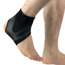 Left Atrium 1pc Sports Ankle Sleeve Compression Anti-Sprain Protection Ankle Socks Outdoor Basketball Football Climbing Gear