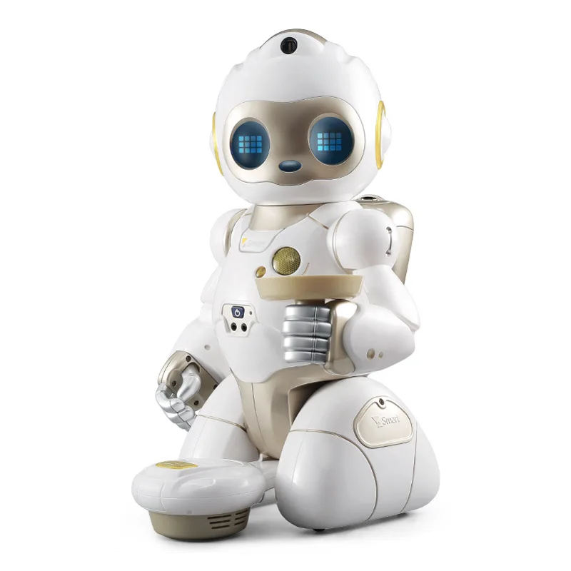 45CM Home Sweeper Robot RC Robot Dialogue Learning Interactive Intelligent Follow Brilliant Lighting Recording Mode Electric Toy 5