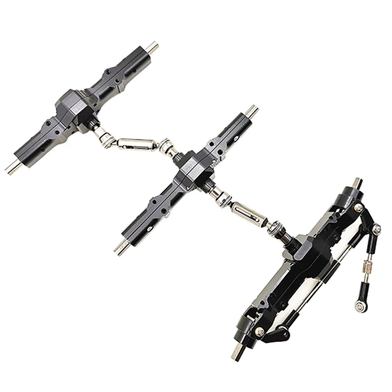 

Hot-Front + Center +Rear Axle Assembly for WPL 1/16 B36 B36K B16 B16K RC Car Fitting