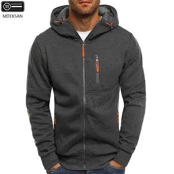 

Men Sports Hoody Tracksuit Hooded Zipper Ployester Fashion Winter Long Sleeve Sweatshirt Hoodies Cardigan Coat Plus Size M-3XL