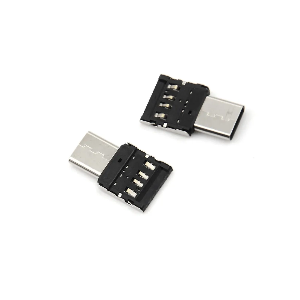 2Pcs USB 3 1 Type C Connector Type C Male to USB Female OTG Adapter Converter 4