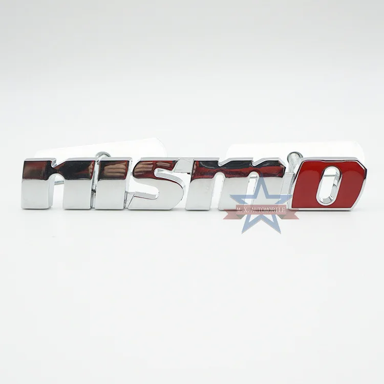 Подходит для Nissan Nismo решетка бампера наклейки металлические модифицированные автомобильные Логотипы Tiida Nissan решетка металлический логотип
