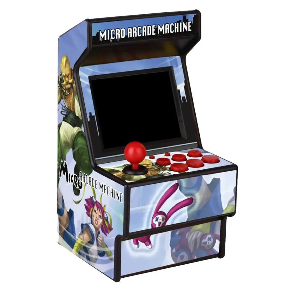 Белый Встроенный 156 классические игры 2,8 дюймов ретро мини аркадный ручной с перезаряжаемой батареей для детей Поддержка ТВ выход 1004 - Цвет: Белый