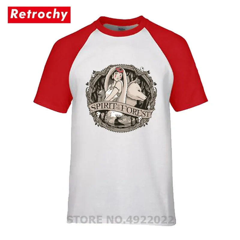 Anime Princess Mononoke T Shirt Ghibli Japanese Manga Hime Wolf Nature T Shirt Men S Spirit Of The Forest Kodama Tshirt Miyazaki T Shirts Aliexpress