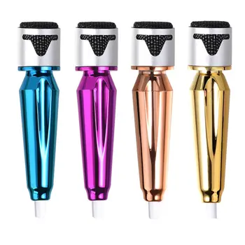 

Portable 3.5mm Stereo Studio Mic KTV Karaoke Mini Microphone For Cell Phone Laptop PC Desktop 5.5cm*1.8cm Small Size Mic
