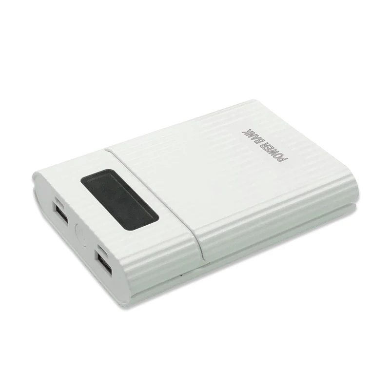 Eastshine Анти-Обратный двойной USB портативный Банк питания 4x18650 DIY Дисплей Коробка для батарейного отсека универсальное телефонное зарядное устройство светодиодный фонарик