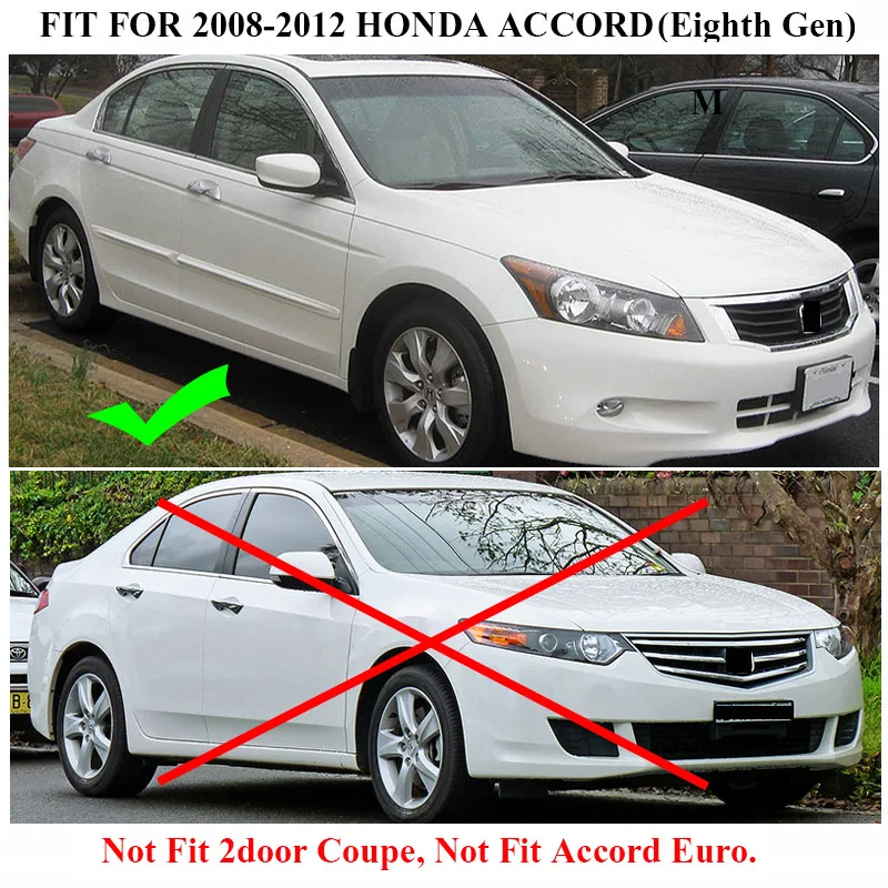 Комплект литой Брызговики для Honda Accord Седан 2008-2012 Брызговики спереди и сзади брызговик крыло брызговиков 2009 2010 2011