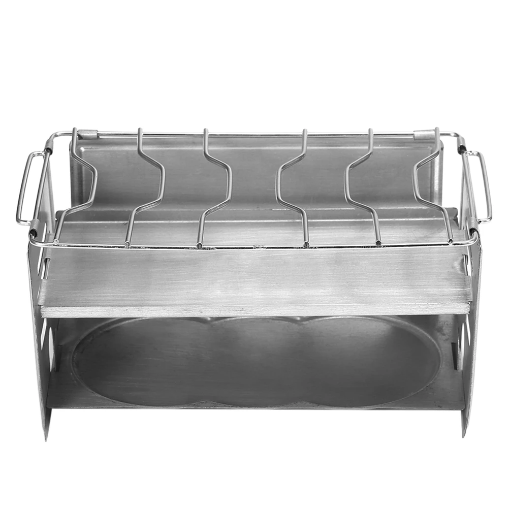 Портативная Складная плита для пешего туризма из нержавеющей стали уличная