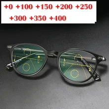 Винтажные Солнцезащитные очки с переходом, фотохромные очки для чтения, мужские wo, Мультифокальные диоптрийные прогрессивные круглые очки для чтения UV NX