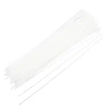 5,6 мм x 500 мм устойчивые к ультрафиолетовому излучению белые нейлоновые кабельные стяжки с застежкой-молнией 100 шт