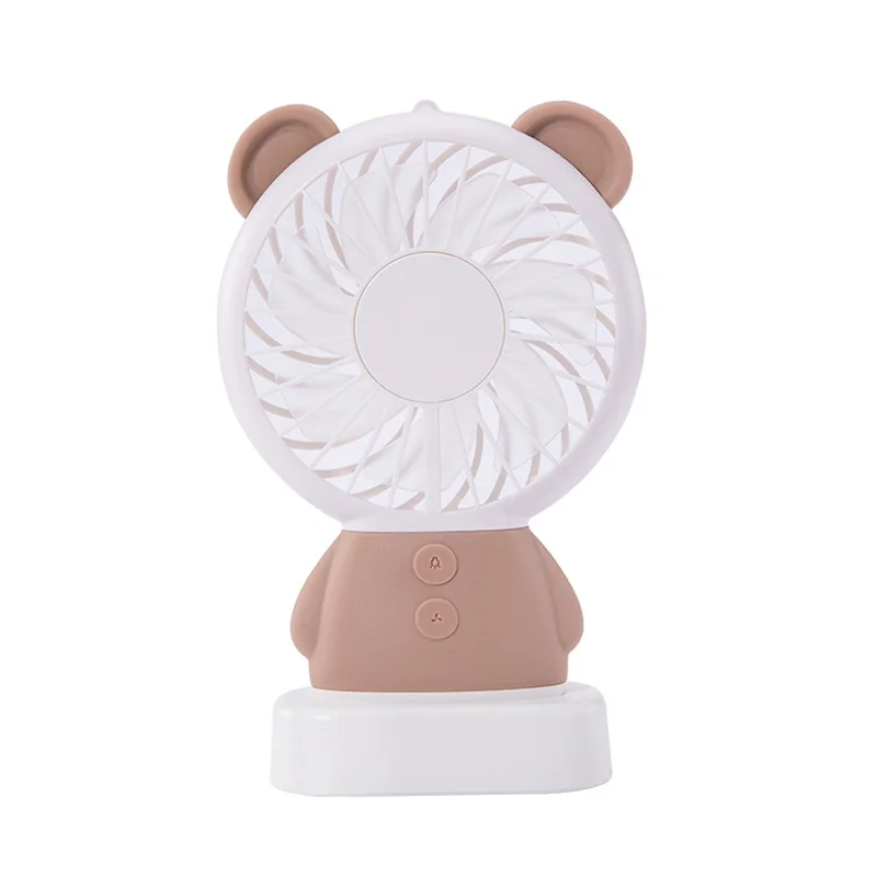 brown USB мини-usb ночник лампа с кондиционером rechargeabl вентилятор переносной настольный вентилятор для ноутбука Настольный компьютер домашний офис - Испускаемый цвет: brown