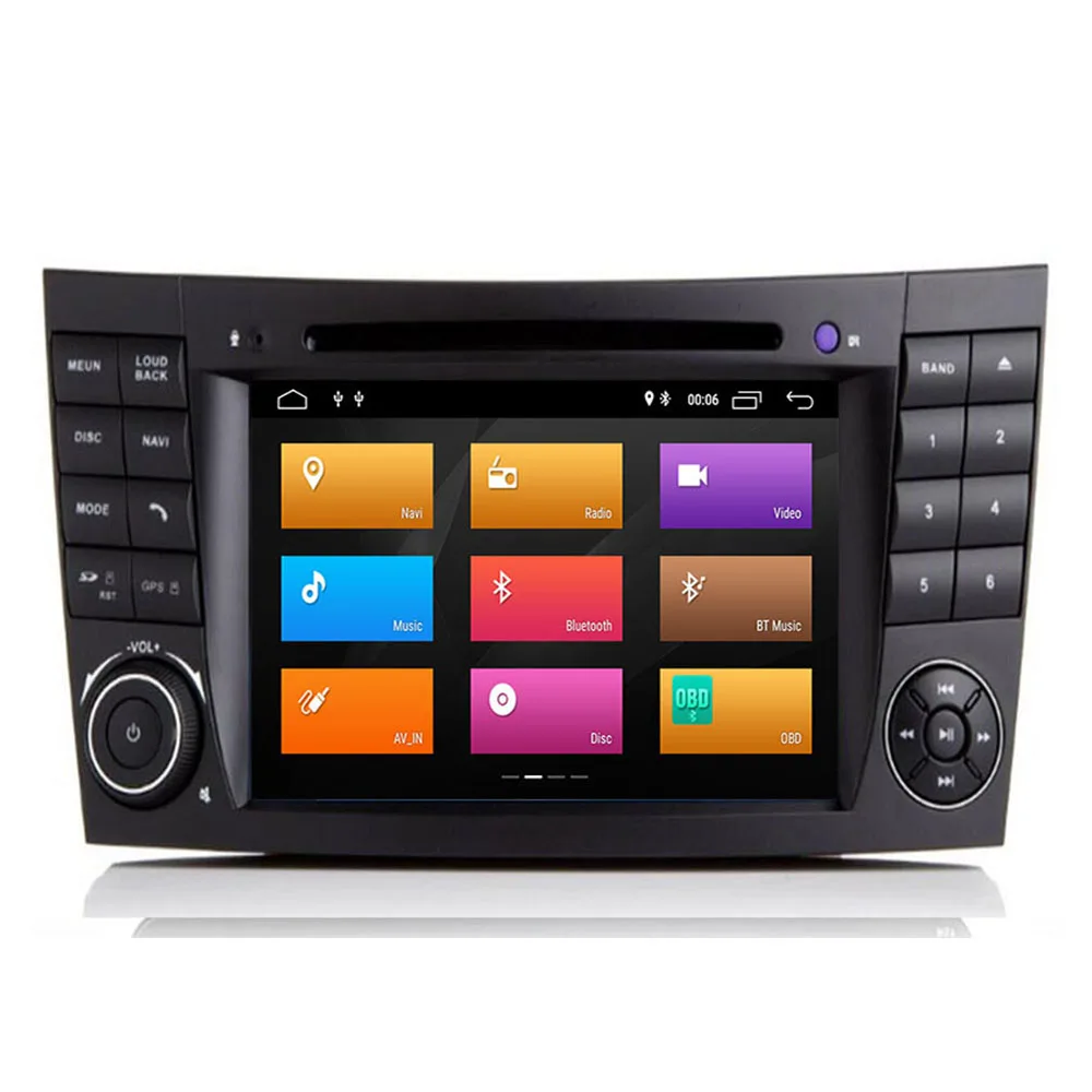 Excellent In Stock Android 9.0 IPS Touch Screen Car DVD Player For Mercedes Benz E-Class W211 E200 E220 E300 E350 Quad Core Wifi Radio GPS 1