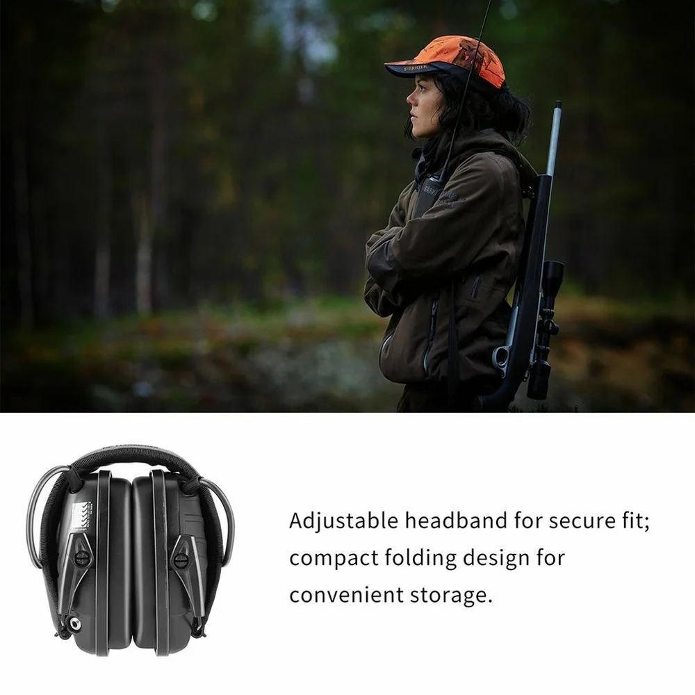 Electronic damper sports shooting Earmuff sports shooting impact Outdoor Anti-noise Headset for howard leight impact sports full body climbing harness