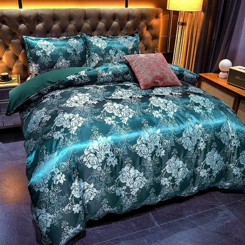 2021 Luxury 2 or 3pcs Bedding Set High Quality Duvet Cover Sets 1 Quilt Cover + 1/2 Pillowcases Twin Double Full Queen King