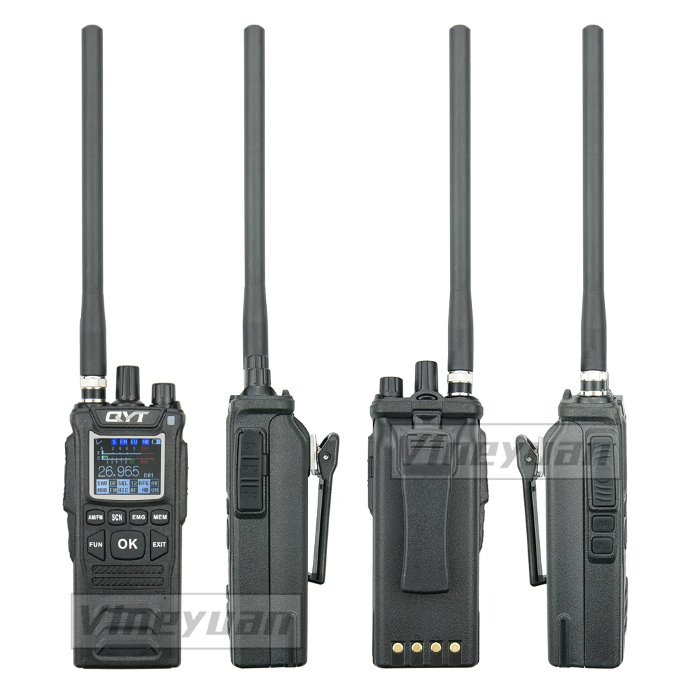 Original Qyt 4100mah Bateria para 27mhz cb Walkie Talkie Qyt Cb58 Portátil Cidadão Banda Rádio em Dois Sentidos com Clipe de Cinto - Image 5