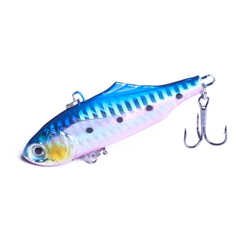 BEST OFFER ❤️ 1Pcs 7.5cm 24g winter VIB fishing lure with lead inside hard bait diving swivel jig wobbler lure ice sea fishing tackle - discount item 38% OFF Sports & Entertainment