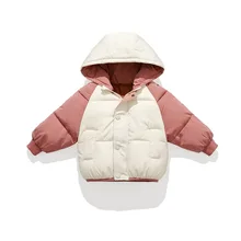 Г. Новая зимняя детская одежда пуховое пальто Зимняя хлопковая стеганая куртка для мужчин и женщин детское пуховое пальто