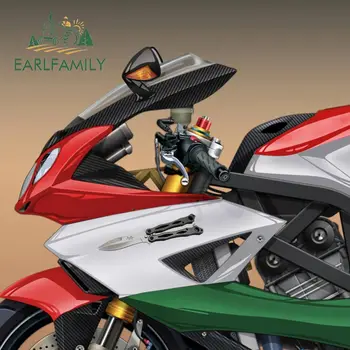 

EARLFAMILY 13cm x 10.2cm for Benchmade Butterfly Knife Creative Car Sticker Anime Waterproof 3D Motorcycle Car Bumper Decal