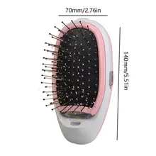Розовый Портативный электронный Анион массаж Стайлинг макияж парикмахерские дома Abs материал дизайн изящная расческа