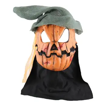 

Halloween Decoration Mask Pumpkin Scarecrow Horror Mask Headgear Dance Party Performance Props Halloween Mask for Children