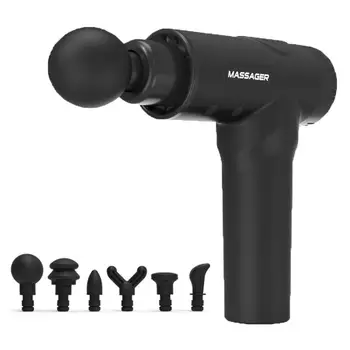 

Electric Massage Muscle Massager Pain Management Training Exercising Body Relaxation Slimming Shaping Relief with 6 Heads